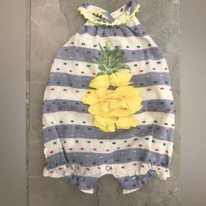 Mud Pie 0-3m Pineapple Bubble